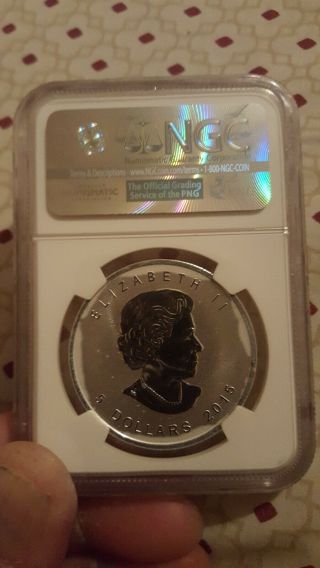 2017 $5 CANADA 1OZ SILVER MAPLE LEAF NGC PF70 HOWLING COUGAR PRIVY REVERSE PROOF 2
