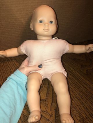 American Girl Pleasant Company Our Baby Light Skin,  Blue Eyes Euc Retired