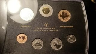 Canada 2012 Specimen Set With Rare Special Design 25th Anniversary Loon Dollar.