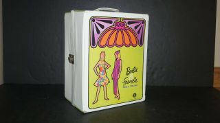 Vintage 1965 Mattel Barbie & Francie Vinyl Doll Carry Trunk Case