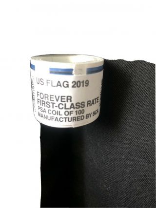 One (1) Roll /coil Of 2019 Us Flag Usps Forever Postage Stamps Mfg By Bca 5343