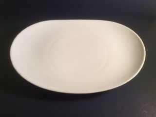 Mcm Eva Zeisel Castleton Museum White 15” Oval Serving Platter