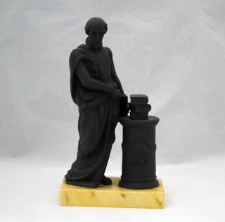 Mottahedeh Black Basalt Shakespeare Figurine