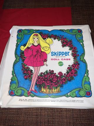 Vintage 1969 Skipper “barbies Little Sister” Doll Case By Mattel 4966