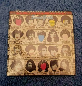 Vintage 1979 - 80s Chu - Bops 82 Rs8 Rolling Stones Some Girls Lp Mini Album Gum