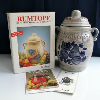 Rare Rumtopf 865 - 31 By Scheurich Keramik,  West German Pottery