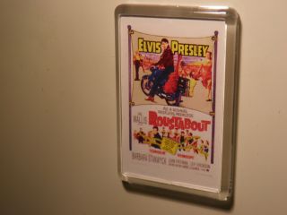 Elvis Presley Roustabout Film Poster Fridge Magnet