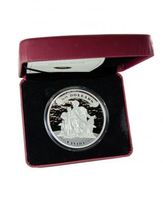 2010 $50 Silver Coin - 75th Anniversary Of The First Bank Notes - Canadian