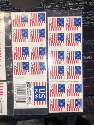 100 USPS 2018 Flag Forever Stamps (5 Booklets Of 20) 3