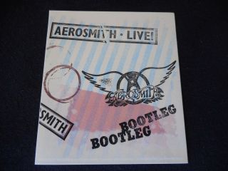 Aerosmith Live Bootleg Sticker
