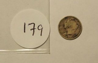 1865 Canada Newfoundland Silver 5 Cents - True