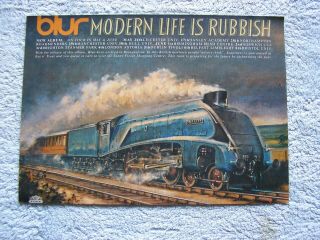 Blur - Modern Life Is Rubbish - Advert - 21 X 30cm.