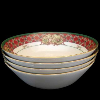 Noritake China - Royal Hunt - Soup Bowls (Set of 4) - A Holiday Classic 2