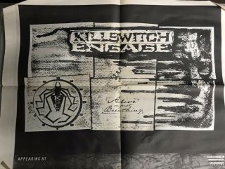 Killswitch Engage 2 Sided Poster Rare Alive Or Just Breathing Metal