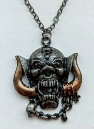 Motörhead Necklace Halskette Warpig Lemmy Snaggletooth Iron Maiden Metallica