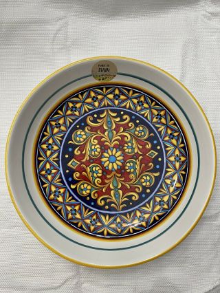 Nova Deruta (2) 11.  25 " Pasta Serving Bowl Made & Hand Painted In Italy