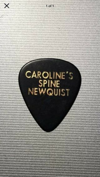 Caroline’s Spine - Jimmy Newquist (guitar Pick) Stage Used/very Rare