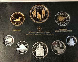 Canada 2012 Fine Silver Proof Set 200th Anniversary War Of 1812 - 8 Coins W/coa