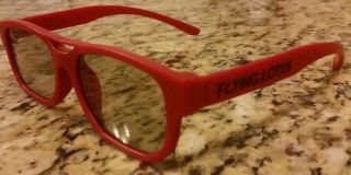 Flying Lotus Exclusive 3d Glasses - Red - Chicago,  Il 3d Show