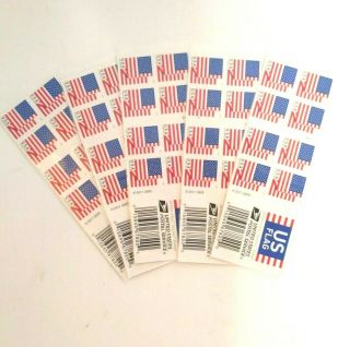 Lot (5) Booklets X 20 = 100 Us Flag Usps Forever Stamps 2017
