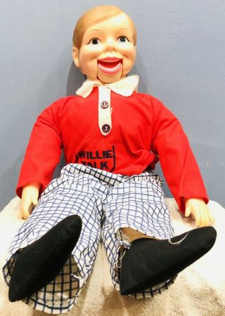 Vintage Horsman Dolls Willie Talk Ventriloquist Dummy Doll Pull String Repair