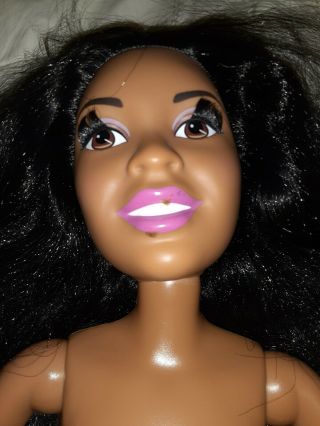 Large 28 " Mattel Barbie Doll African American " Just Play " Llc 2001