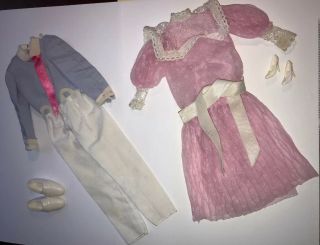 1984 Mattel The Heart Family Mom & Dad Outfits Clothes Shoes Dress