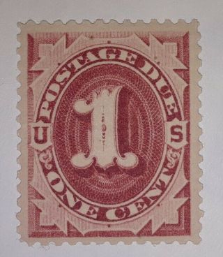 Travelstamps:1891 Us Stamps Scott J22 - 1cent Postage Due Og Mnh Gum Crease