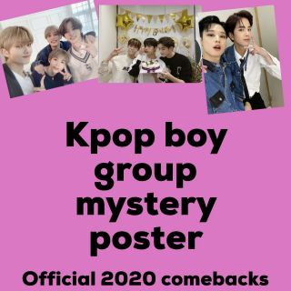 Kpop Mystery Boy Group Poster Official 2020 Comeback Treasure Mcnd Nct Bdc Ab6ix