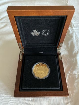 2020 $20 Iconic Maple Leaves Fine Silver Coin Gold Plated Rcm