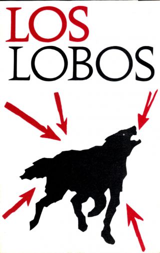 Sticker - Los Lobos Wolf Logo Arrows Rock Country Folk Vintage 1980s Decal 7490