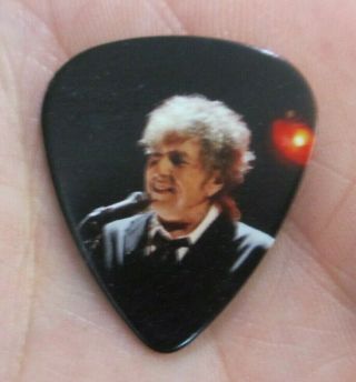 Bob Dylan Collectors Guitar Pick - Live Stage Photo From 