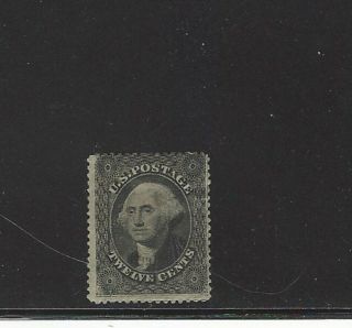 U.  S.  One Twelve Cent Stamp From The Mid 1800 