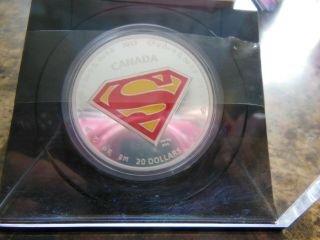 1 Oz.  $20 Fine Silver Coin - Superman™ 