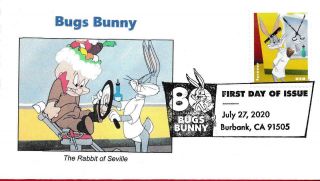Bugs Bunny,  Complete Set Of 10 Different,  Cartoon,  First Day Cover