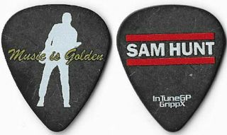Sam Hunt Color/black Tour Guitar Pick