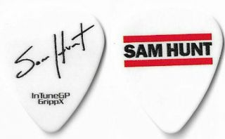 Sam Hunt Color/white Tour Guitar Pick