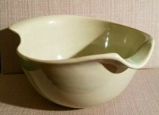 Vintage Eva Zeisel Red Wing Town & Country Chartreuse Batter Mixing Pour Bowl