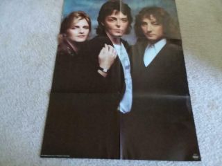 Paul Mccartney & Wing Rock N Roll Poster Large 2 Sided From London Town