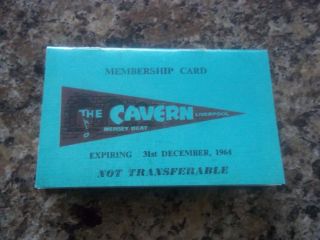 The Beatles 1964 Cavern Club Membership Card Booklet