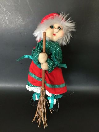 Tregaardens Julehus Drobak Norway Kitchen Witch Doll Scandinavian - Halloween