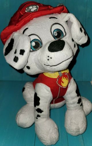 Build A Bear Paw Patrol Marshall Stuffed Animal Fire Dog Plush Bab Nickelodeon