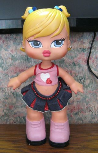 Bratz Big Babyz Rock Angelz Large Plastic Baby Cloe Doll - 12 " - Mga - 2005