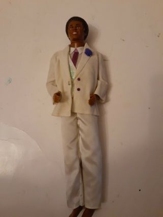 Vintage African American Ken Barbie Mattel 1968 12 " Fancy Suit & Vest