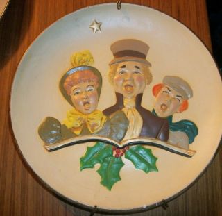 Vtg 1952 Collectible Plate Rare Mallory Ceramic Studio Jamar Hand Painted Plate