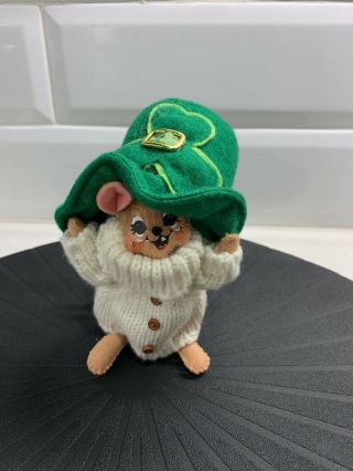 2011 Annalee 5 " Leprechaun Mouse With Huge Hat