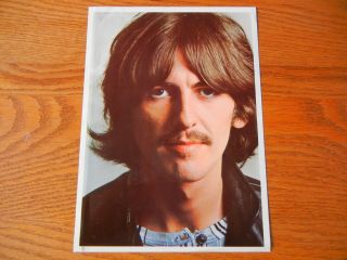 Vintage 1968 Beatles White Album Swbo101 George Harrison Photo Insert