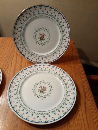 Two Ceralene Raynaud Limoges Lafayette 10 3/4 " Dinner Plates