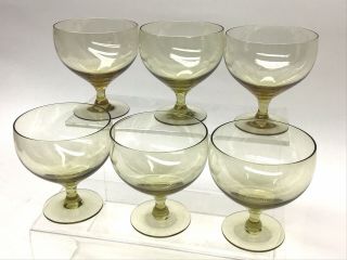 Set Of 6 Russel Wright Morgantown Goblets 2