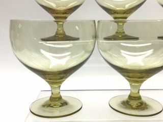 Set Of 6 Russel Wright Morgantown Goblets 3